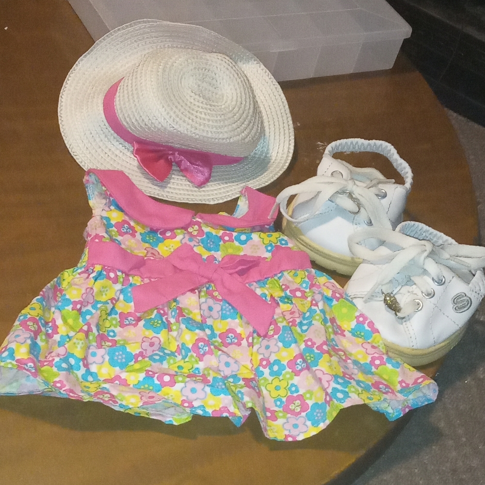 Build-A-Bear Dress With Hat & Shoes